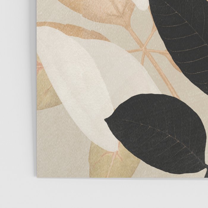 Minimal Abstract Art Tropical Leaves 2 Poster Gallery Image 3