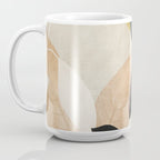 Minimal Abstract Art Tropical Leaves 2 Coffee Mug Gallery Image 3