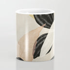 Minimal Abstract Art Tropical Leaves 2 Coffee Mug Gallery Image 4