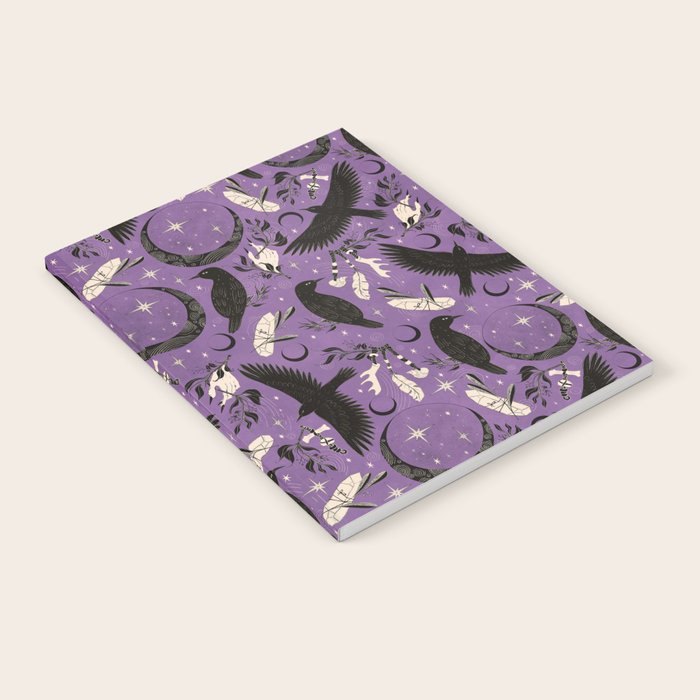 Raven Tarot Purple  Notebook Gallery Image 2