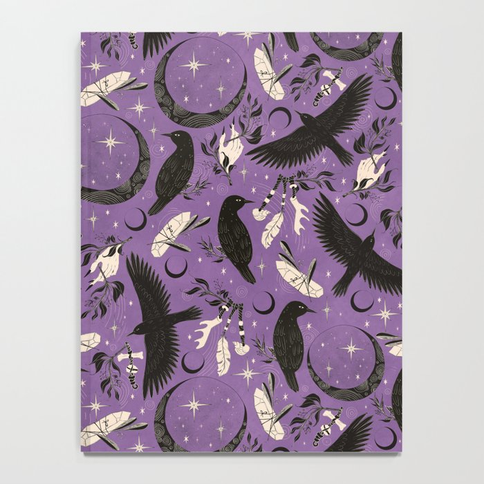 Raven Tarot Purple  Notebook Gallery Image 4