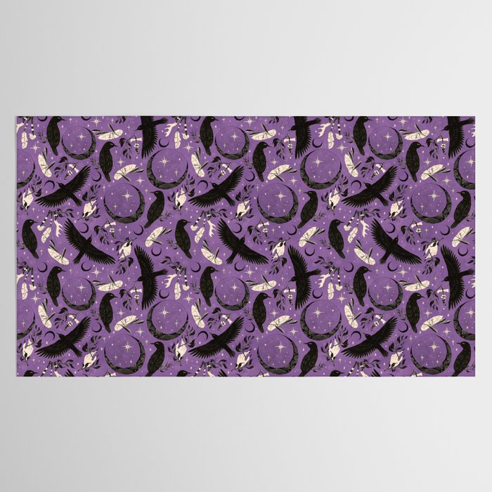 Raven Tarot Purple  Tablecloth Gallery Image 2