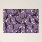 Raven Tarot Purple  Welcome Mat Gallery Image 1