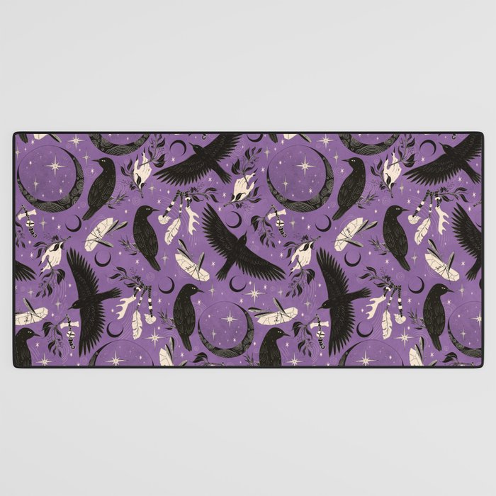 Raven Tarot Purple  Desk Mat Gallery Image 3