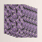 Raven Tarot Purple  Wrapping Paper Gallery Image 3