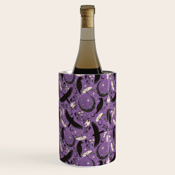 Raven Tarot Purple  Wine Chiller Gallery Image 2