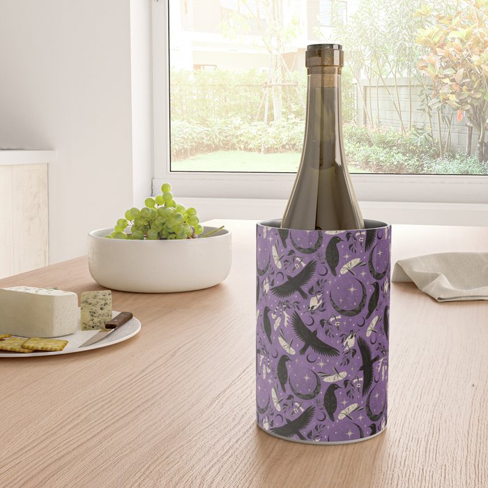 Raven Tarot Purple  Wine Chiller Gallery Image 4