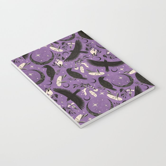 Raven Tarot Purple  Notebook Gallery Image 3