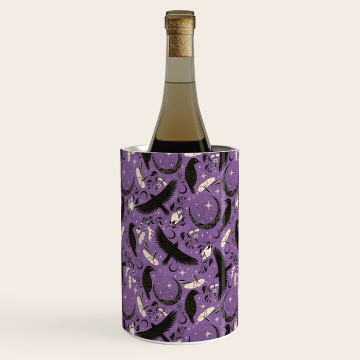 Raven Tarot Purple  Wine Chiller Gallery Image 1