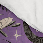 Raven Tarot Purple  Comforter Gallery Image 4