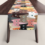 Cats Pattern Table Runner Gallery Image 1