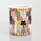 Cats Pattern Coffee Mug Gallery Image 4
