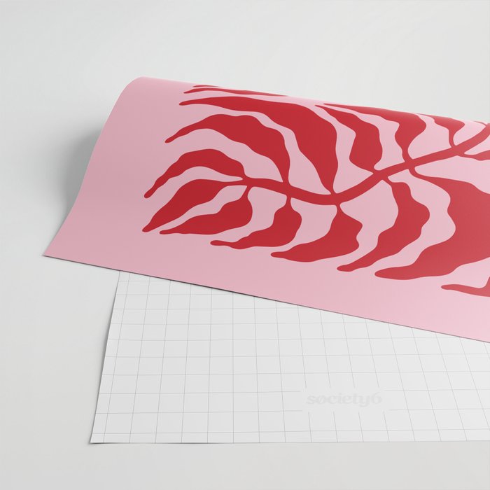 Wild Ferns: Wine Edition Wrapping Paper Gallery Image 2