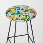 Lemon and Leaf Pattern IV Stool Gallery Image 2