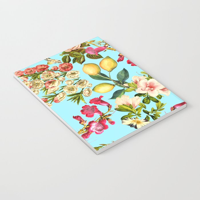Lemon and Leaf Pattern IV Notebook Gallery Image 3