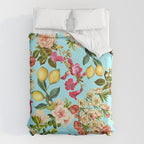 Lemon and Leaf Pattern IV Duvet Cover Gallery Image 6