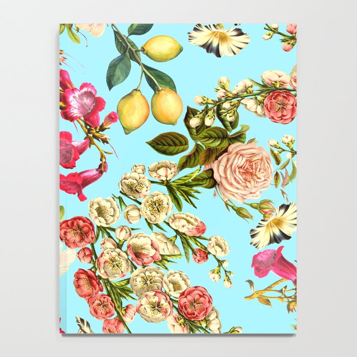 Lemon and Leaf Pattern IV Notebook Gallery Image 4