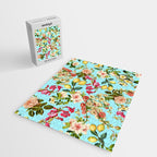 Lemon and Leaf Pattern IV Jigsaw Puzzle Gallery Image 2