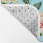 Lemon and Leaf Pattern IV Bath Mat Gallery Image 2