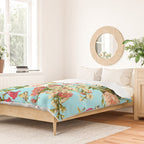 Lemon and Leaf Pattern IV Duvet Cover Gallery Image 2
