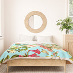 Lemon and Leaf Pattern IV Duvet Cover Gallery Image 3