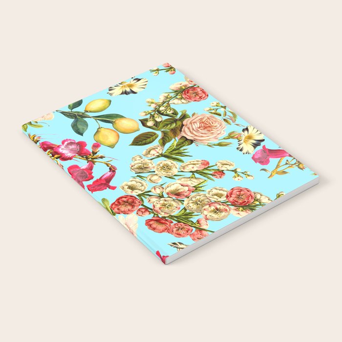 Lemon and Leaf Pattern IV Notebook Gallery Image 2
