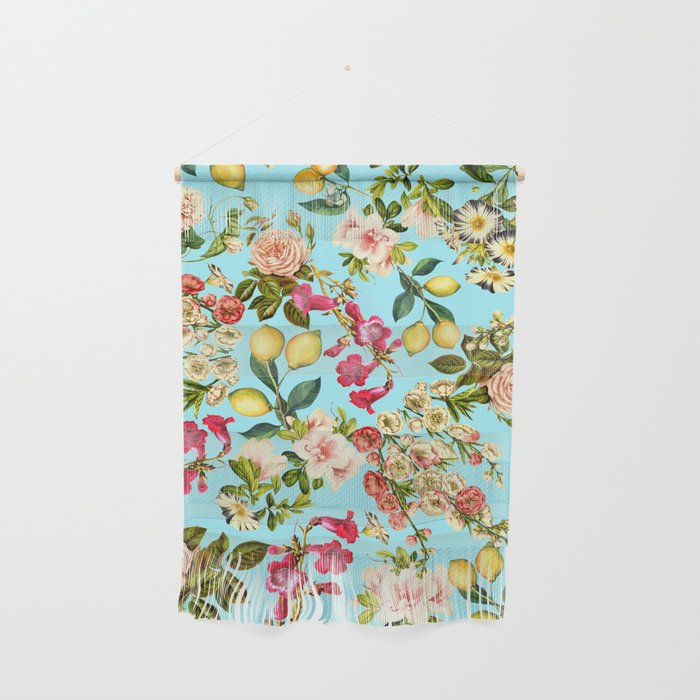Lemon and Leaf Pattern IV Wall Hanging Gallery Image 1