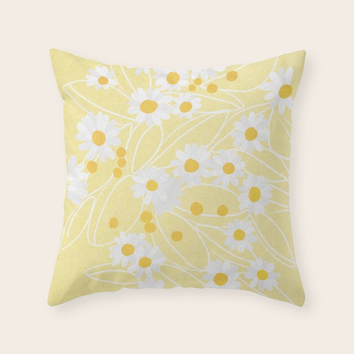 Chamomile Throw Pillow Gallery Image 6