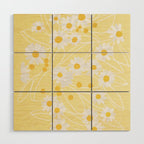 Chamomile Wood Wall Art Gallery Image 1