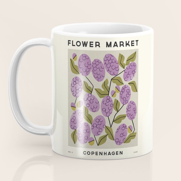 Flower Market No. 3 Coffee Mug Gallery Image 3