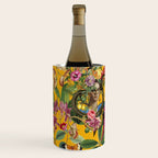 Snake Princess Tropical Jungle Vibes Multicolor Yellow Wine Chiller Gallery Image 2