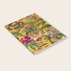 Snake Princess Tropical Jungle Vibes Multicolor Yellow Notebook Gallery Image 2
