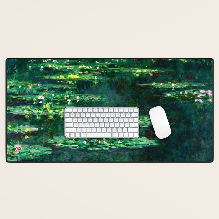 Claude Monet "Water Lilies" (14) Desk Mat Gallery Image 1