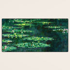 Claude Monet "Water Lilies" (14) Desk Mat Gallery Image 3