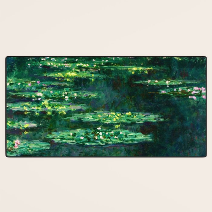 Claude Monet "Water Lilies" (14) Desk Mat Gallery Image 3