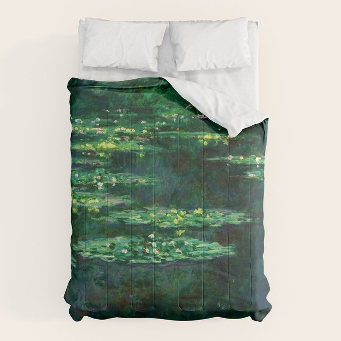 Claude Monet "Water Lilies" (14) Comforter Gallery Image 6