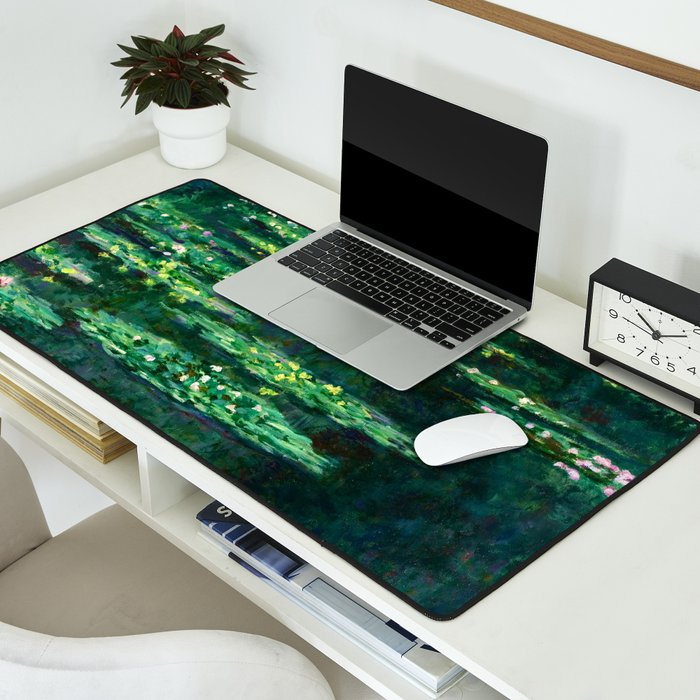 Claude Monet "Water Lilies" (14) Desk Mat Gallery Image 2