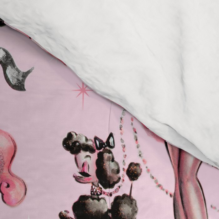 Miss Pink Poodle Comforter Gallery Image 4