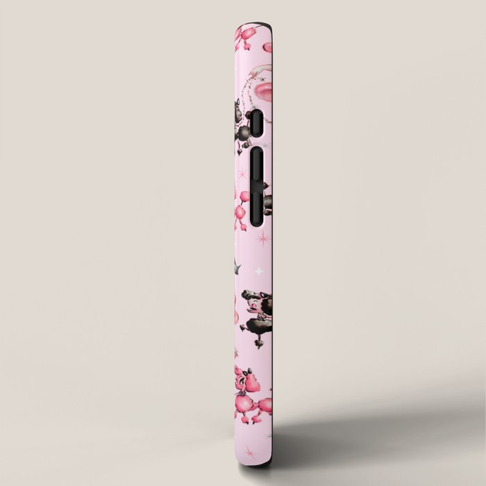 Miss Pink Poodle iPhone Case Gallery Image 2