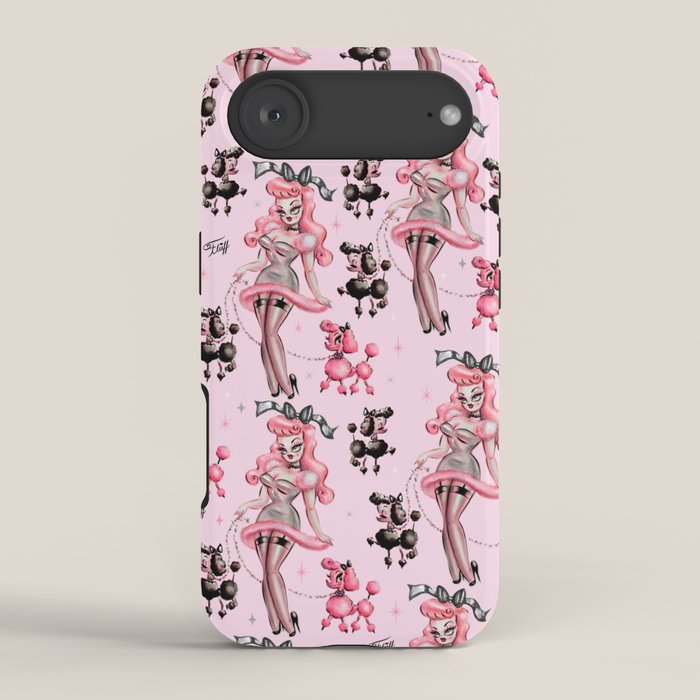 Miss Pink Poodle iPhone Case Gallery Image 2