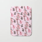 Miss Pink Poodle Bath Mat Gallery Image 1