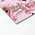 Miss Pink Poodle Welcome Mat Gallery Image 2