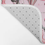 Miss Pink Poodle Bath Mat Gallery Image 2