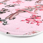 Miss Pink Poodle Bath Mat Gallery Image 3
