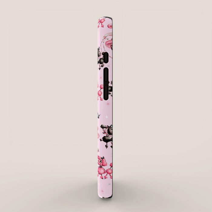 Miss Pink Poodle iPhone Case Gallery Image 2
