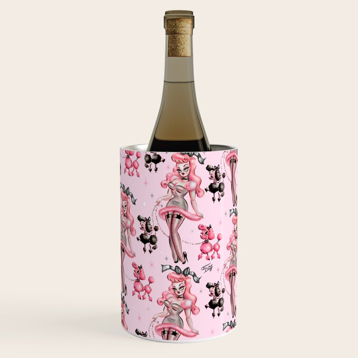Miss Pink Poodle Wine Chiller Gallery Image 3