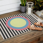 Retro Fusion Eclectic Revival Outdoor Rug Gallery Image 2