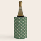 Bows & Ribbons Pattern XXVI Natural Green Wine Chiller Gallery Image 3