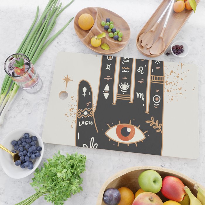 Palmistry 5 Cutting Board Gallery Image 2