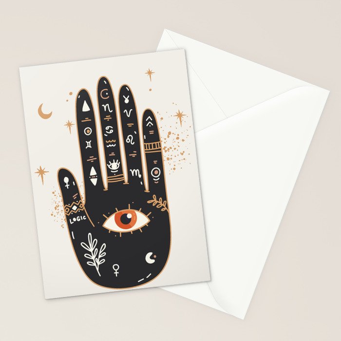 Palmistry 5 Stationery Card Gallery Image 2